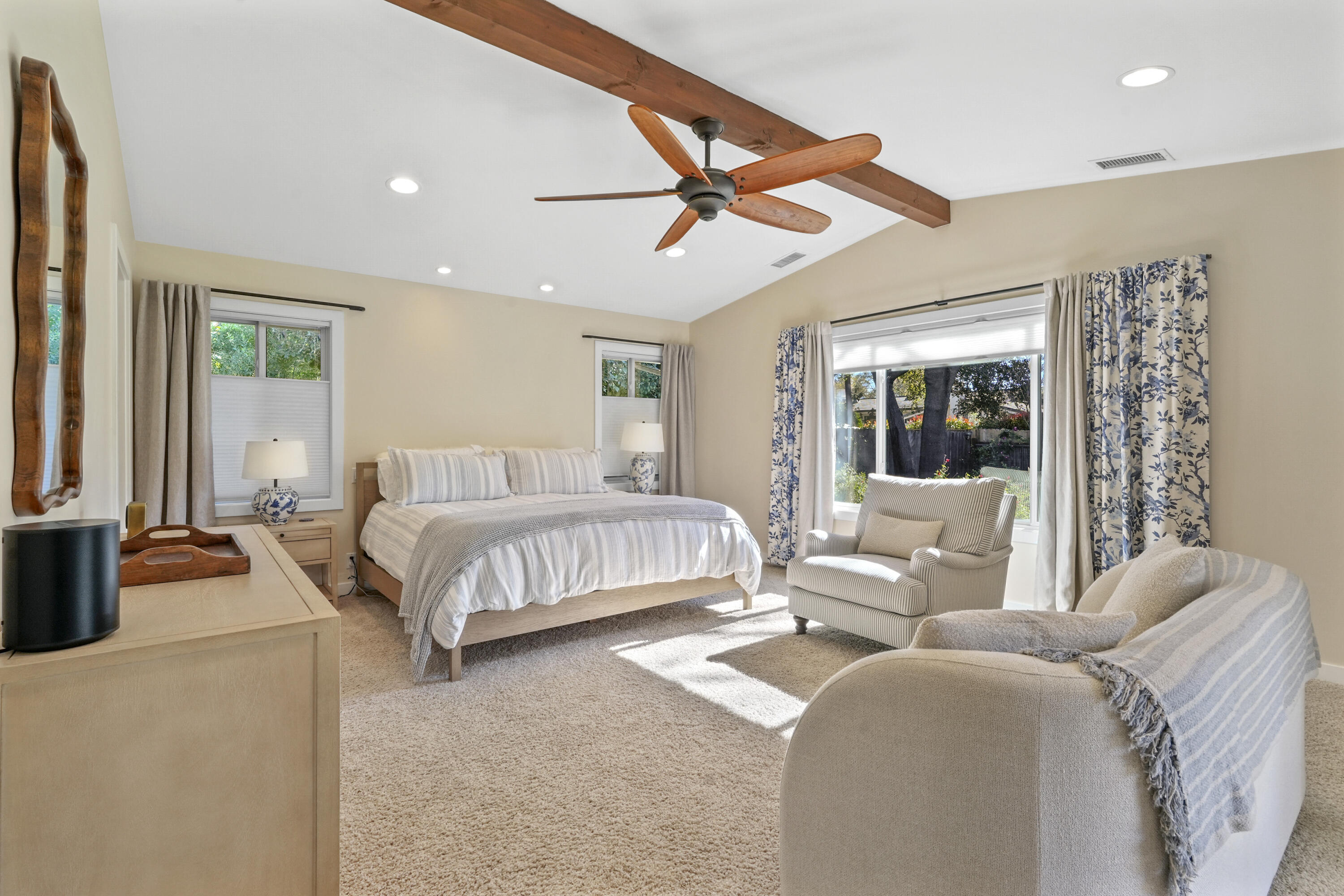 2204 Alamo Pintado Road Solvang, CA 93463 - Photo 7 of 17 a bedroom with a bed couch and window