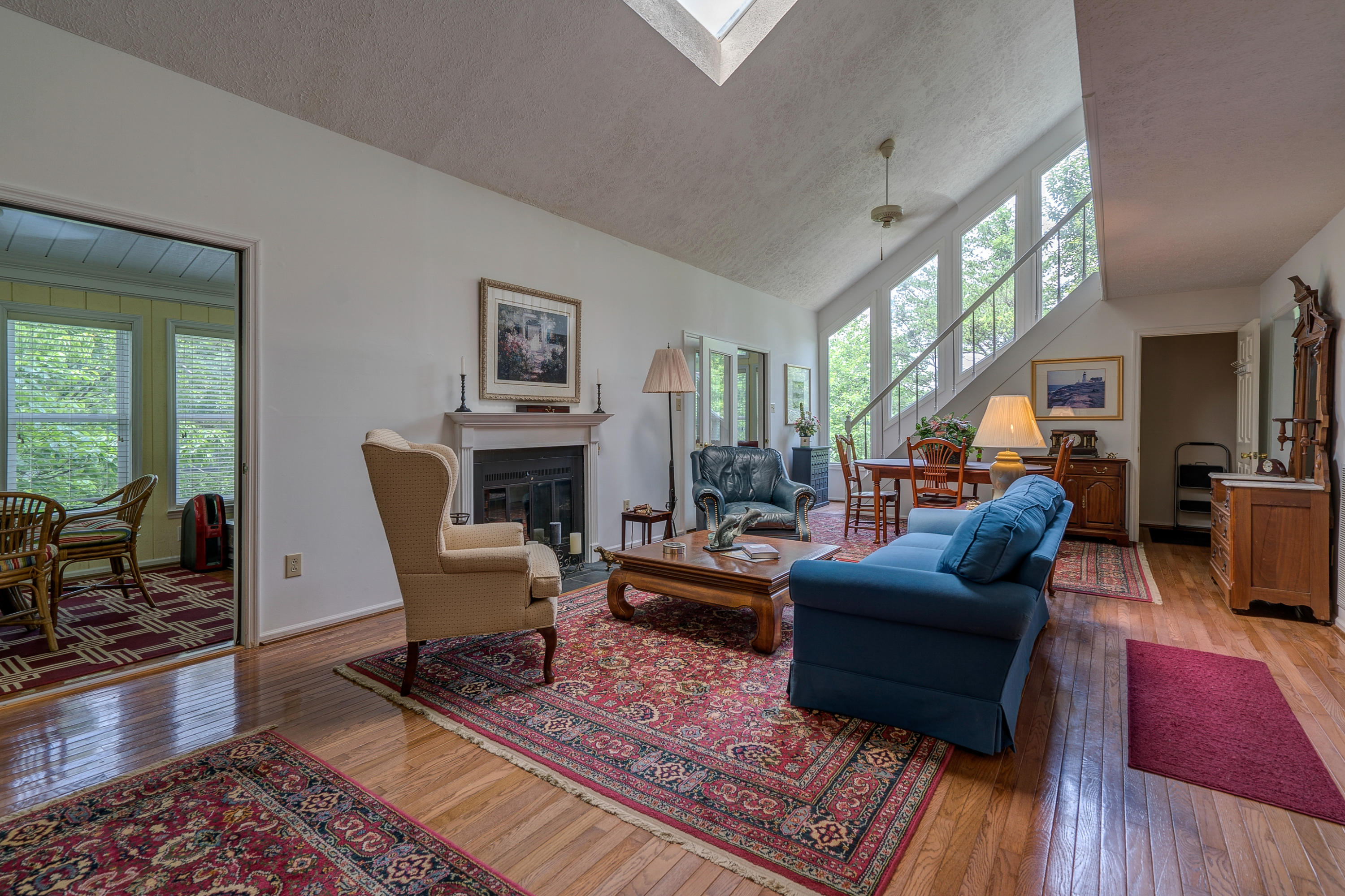 161 Highland Lake Road Union Hall, VA 24176 - Photo 8 of 45 a living room with furniture or couch and a wooden floor
