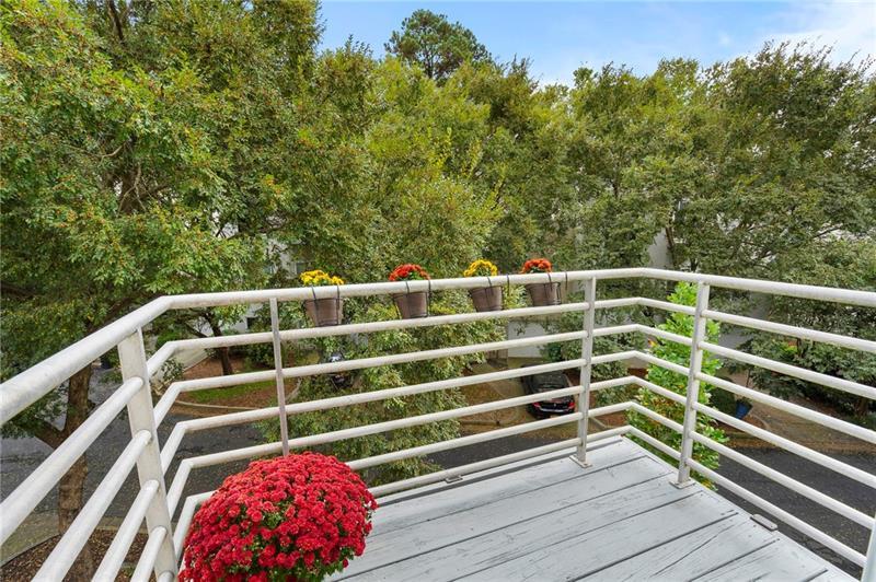 2188 Millennium Way Brookhaven, GA 30319 - Photo 36 of 52 a view of balcony with wooden floor and fence