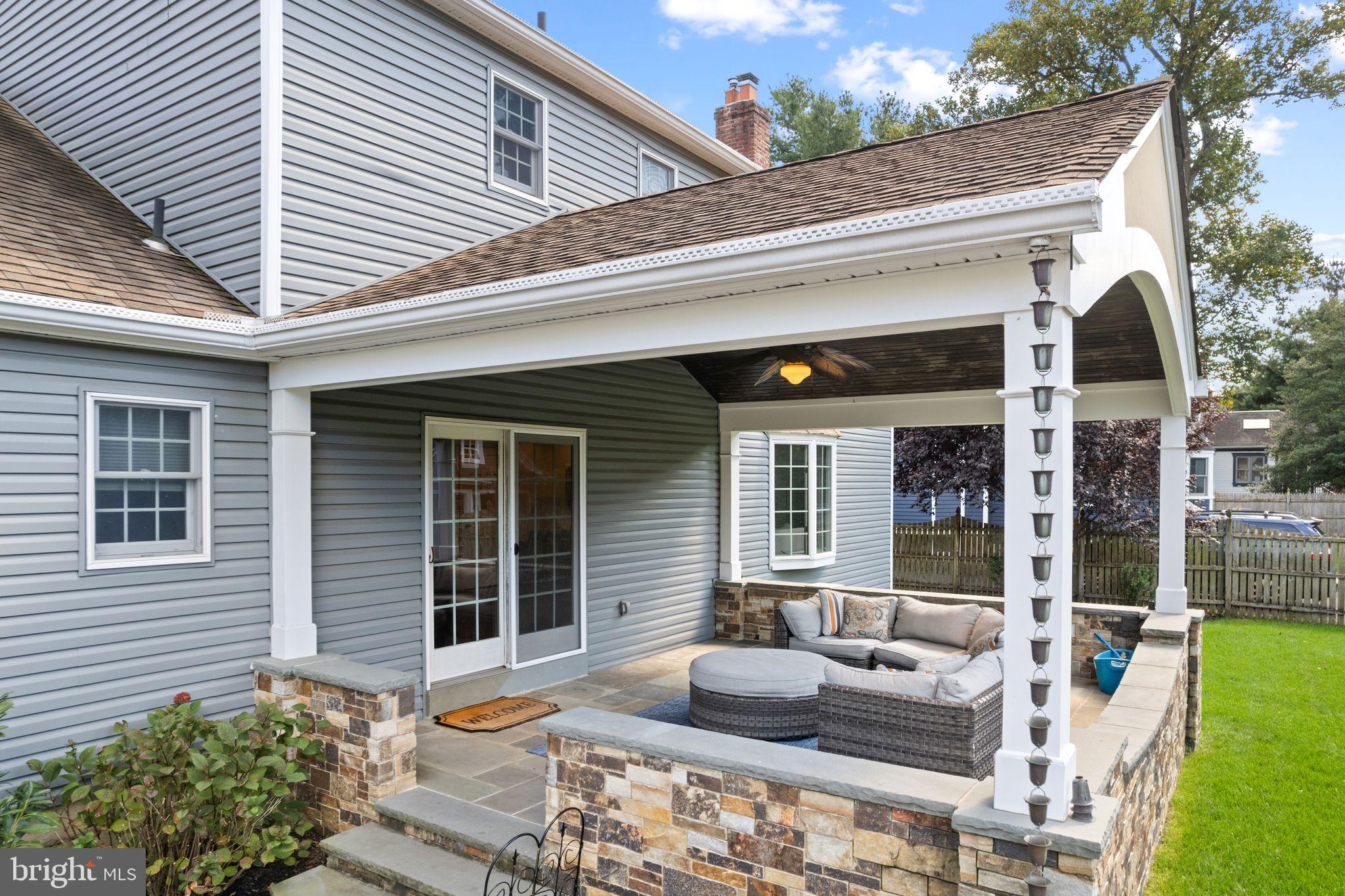 320 Warwick Road Haddonfield, NJ 08033 - Photo 36 of 41 a front view of house with outdoor seating