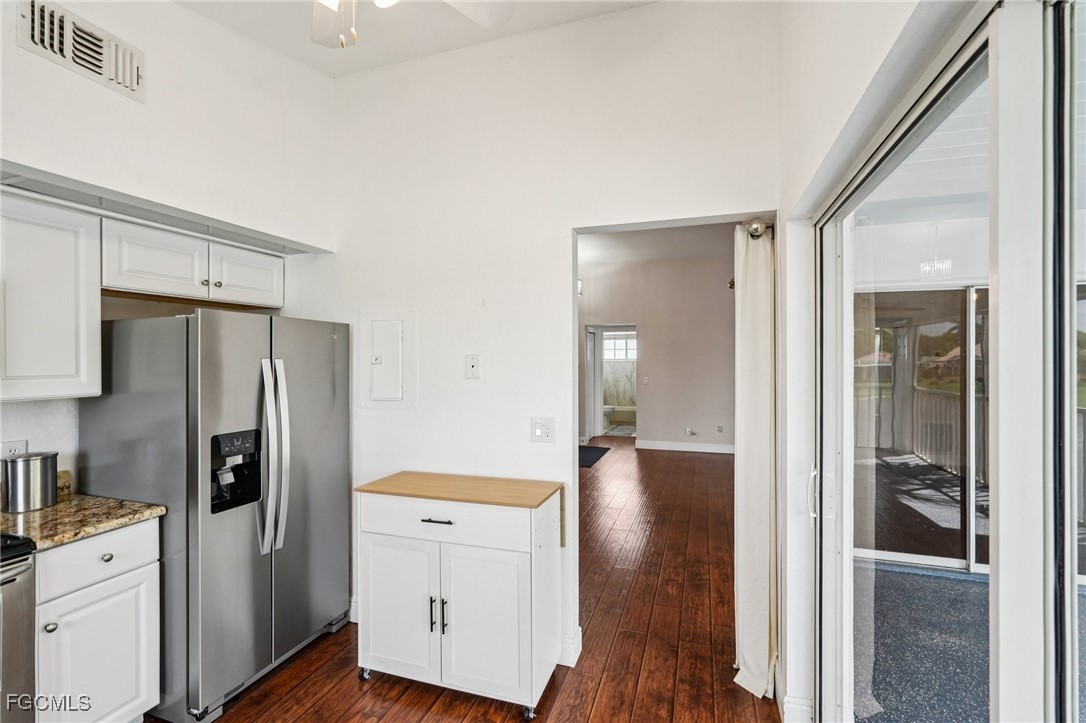 14983 Rivers Edge Court, Unit 230 Fort Myers, FL 33908 - Photo 12 of 47 a kitchen with a refrigerator a sink and dishwasher