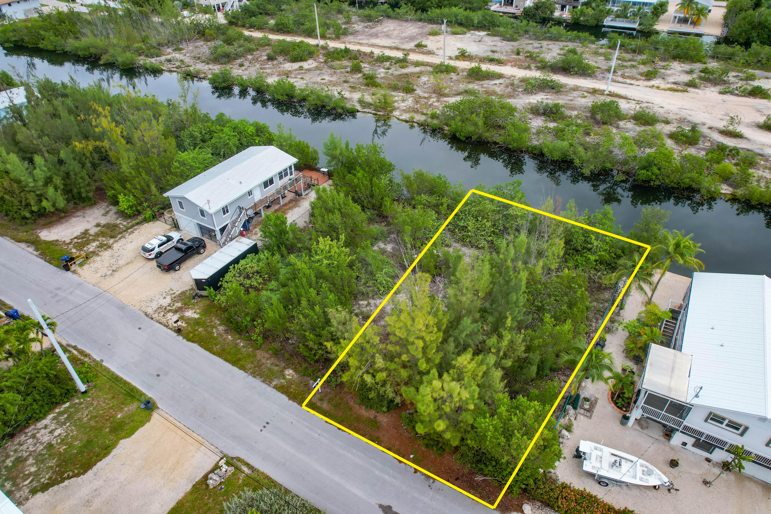 231 Pelican Lane Big Pine Key, FL 33043 - Photo 2 of 7 an aerial view of lake