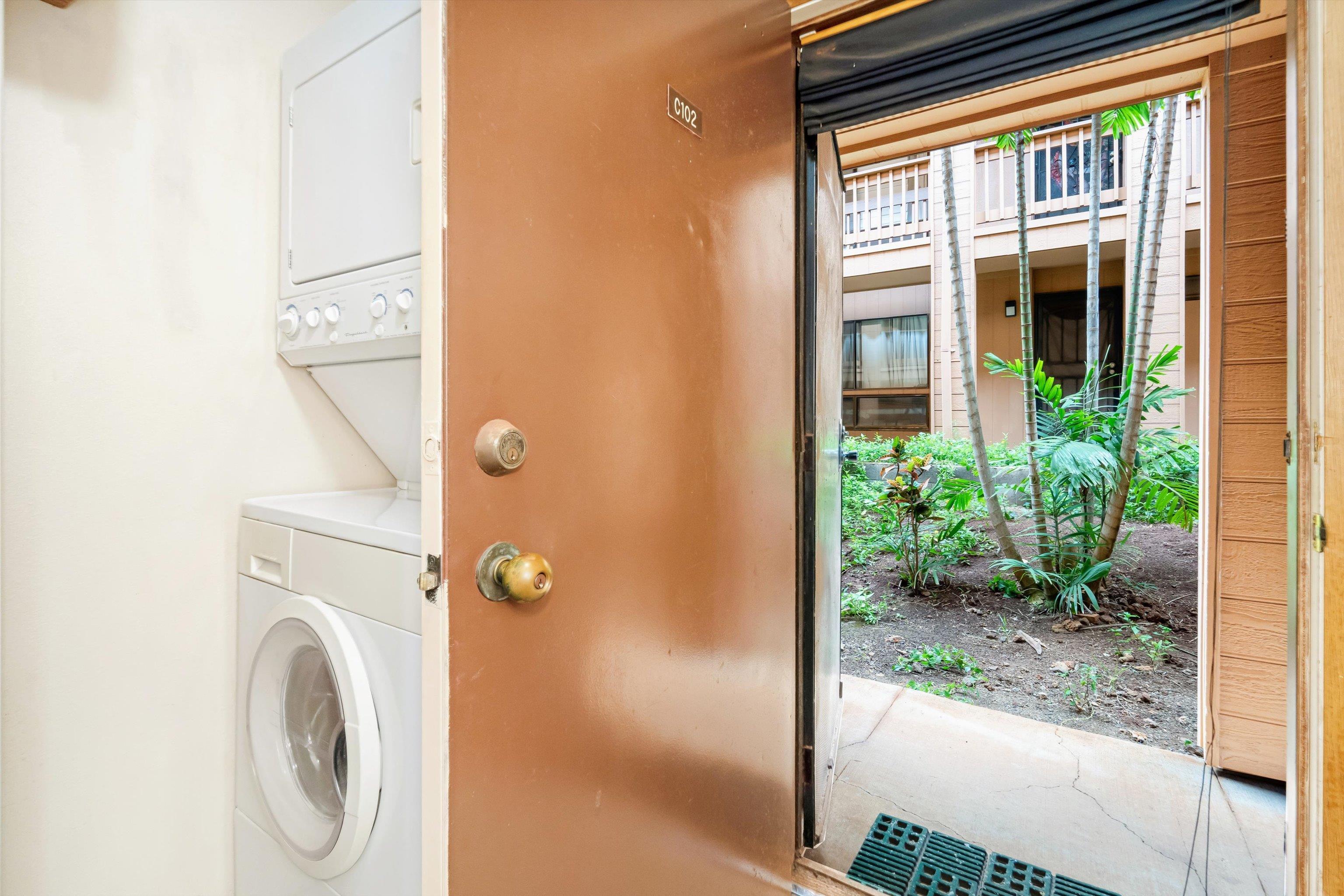 3740 Lower Honoapiilani Road, Unit C102 Lahaina, HI 96761 - Photo 18 of 50 a view of a door and a window of a house