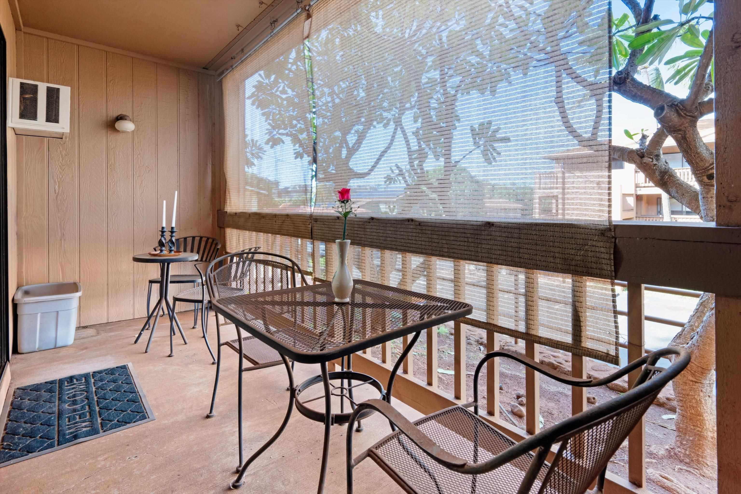 3740 Lower Honoapiilani Road, Unit C102 Lahaina, HI 96761 - Photo 19 of 50 a dining room with furniture and window