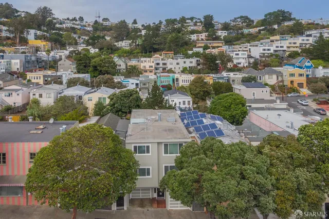 a view of a city in the middle of a city