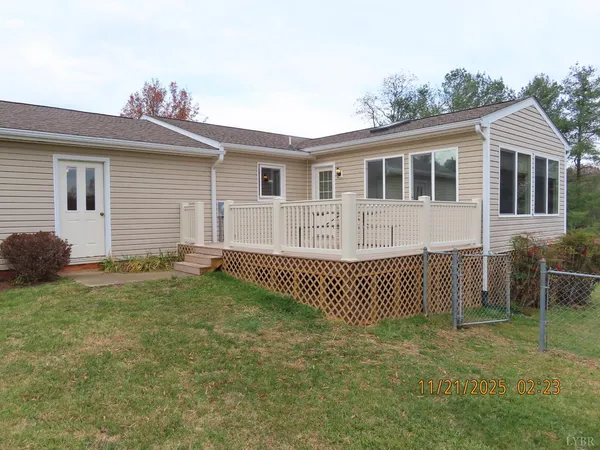 a view of a house with a wooden door