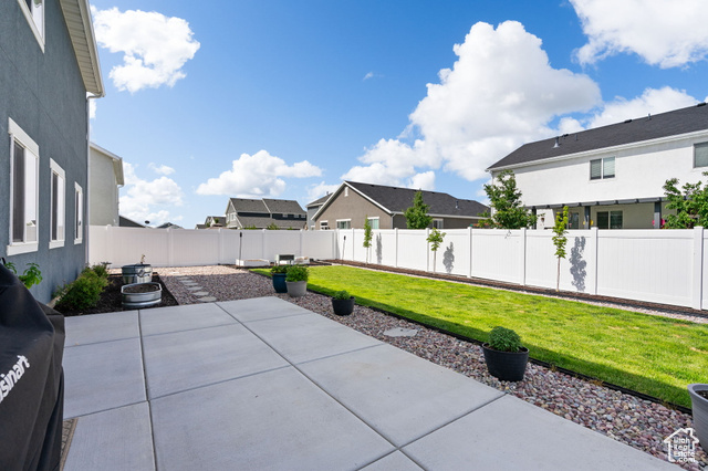 3456 South Linden Way Syracuse, UT 84075 - Photo 34 of 50 View of patio featuring a residential view