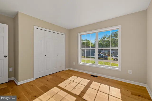 wooden floor in an empty room