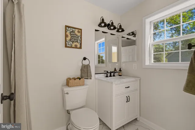 a view of a backyard with a small cabin