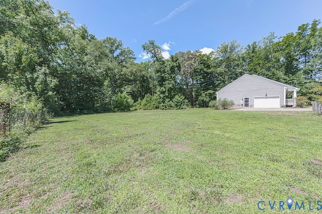 1297 Manfield Road Aylett, VA 23009 - Photo 25 of 42 Looking across park styled backyard at Large Deck