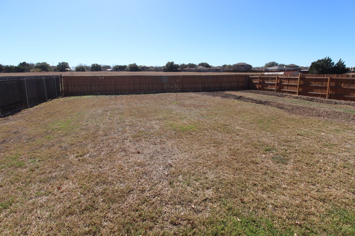 1508 Colton Lane Lockhart, TX 78644 - Photo 22 of 24 Backyard with currently no back neighbors