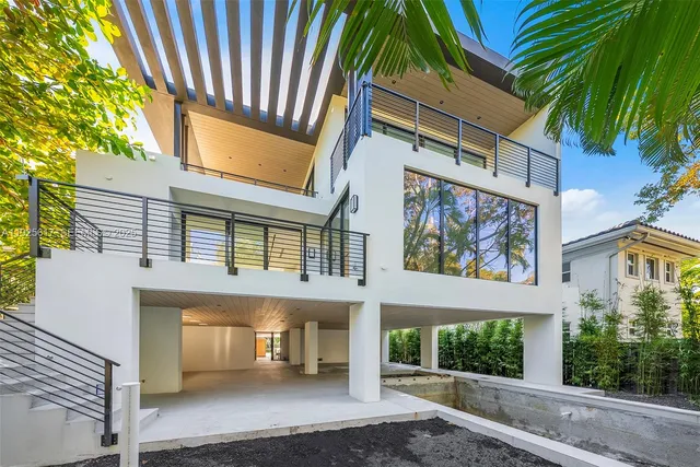 a view of a building with a window