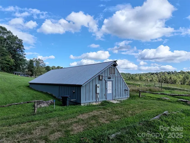 a view of a golf course with a swimming pool