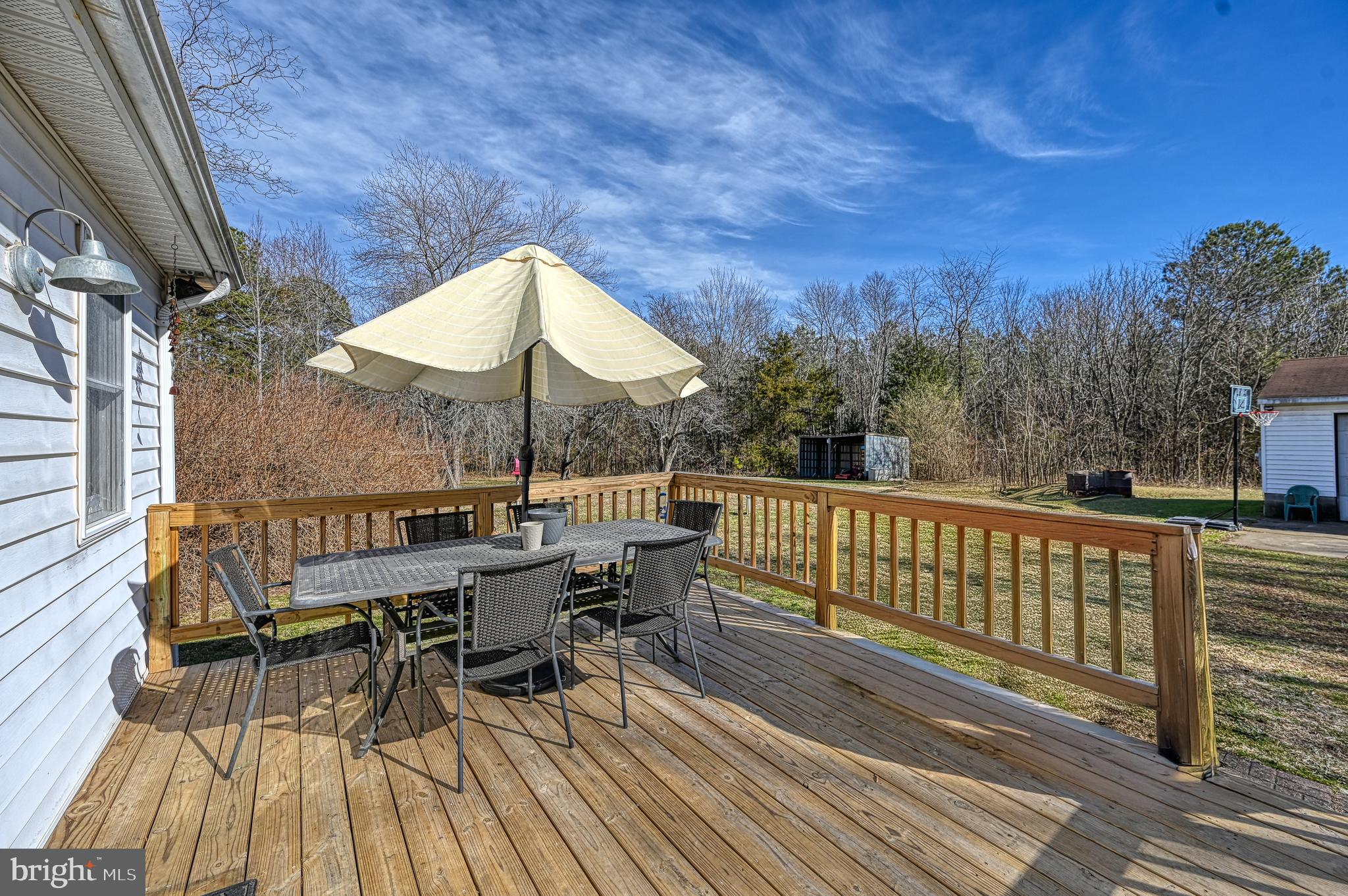 3492 Roundabout Road Louisa, VA 23093 - Photo 7 of 35 a view of balcony with wooden floor and outdoor seating