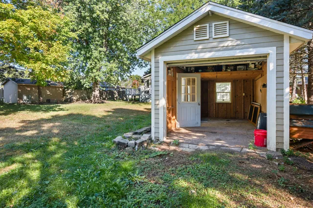 a close up of a garden