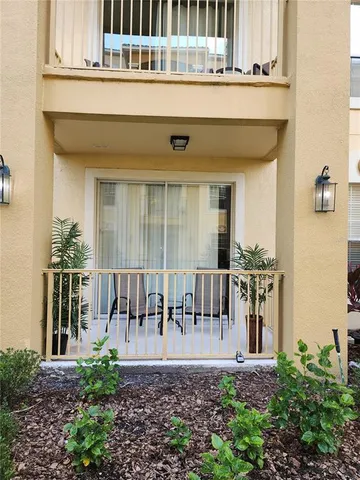 a view of front door and porch