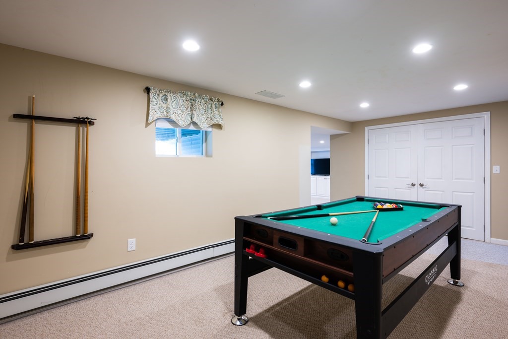 6 Old Meadow Lane Canton, MA 02021 - Photo 22 of 35 a room with pool table and windows