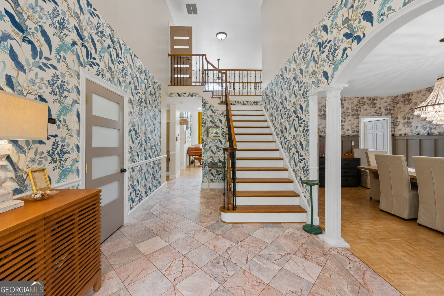 8080 Milford Road Gainesville, GA 30506 - Photo 12 of 82 a view of entryway with furniture and wooden floor