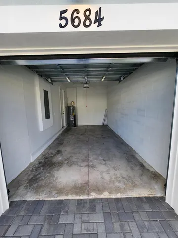 a close view of utility room