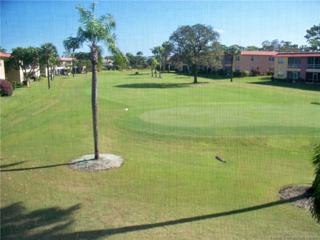 a park view with a outdoor space