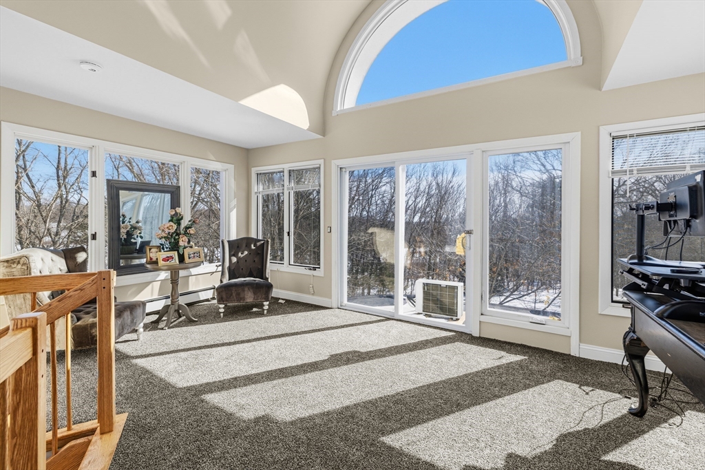 95 Ramshorn Road Dudley, MA 01571 - Photo 31 of 42 a living room with furniture tv and wooden floor