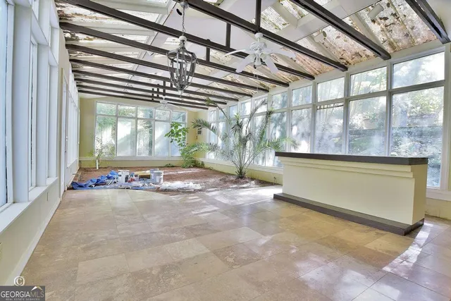 a view of a house with a porch