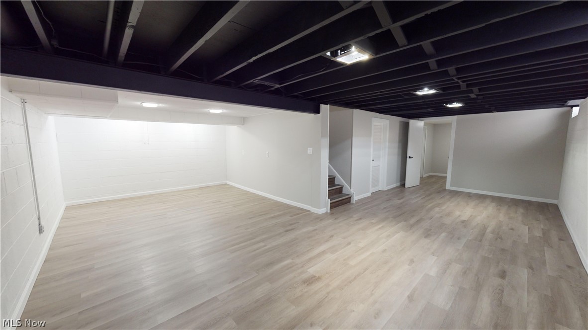 1224 Cordova Road Mayfield Heights, OH 44124 - Photo 24 of 29 Basement featuring light wood-type flooring