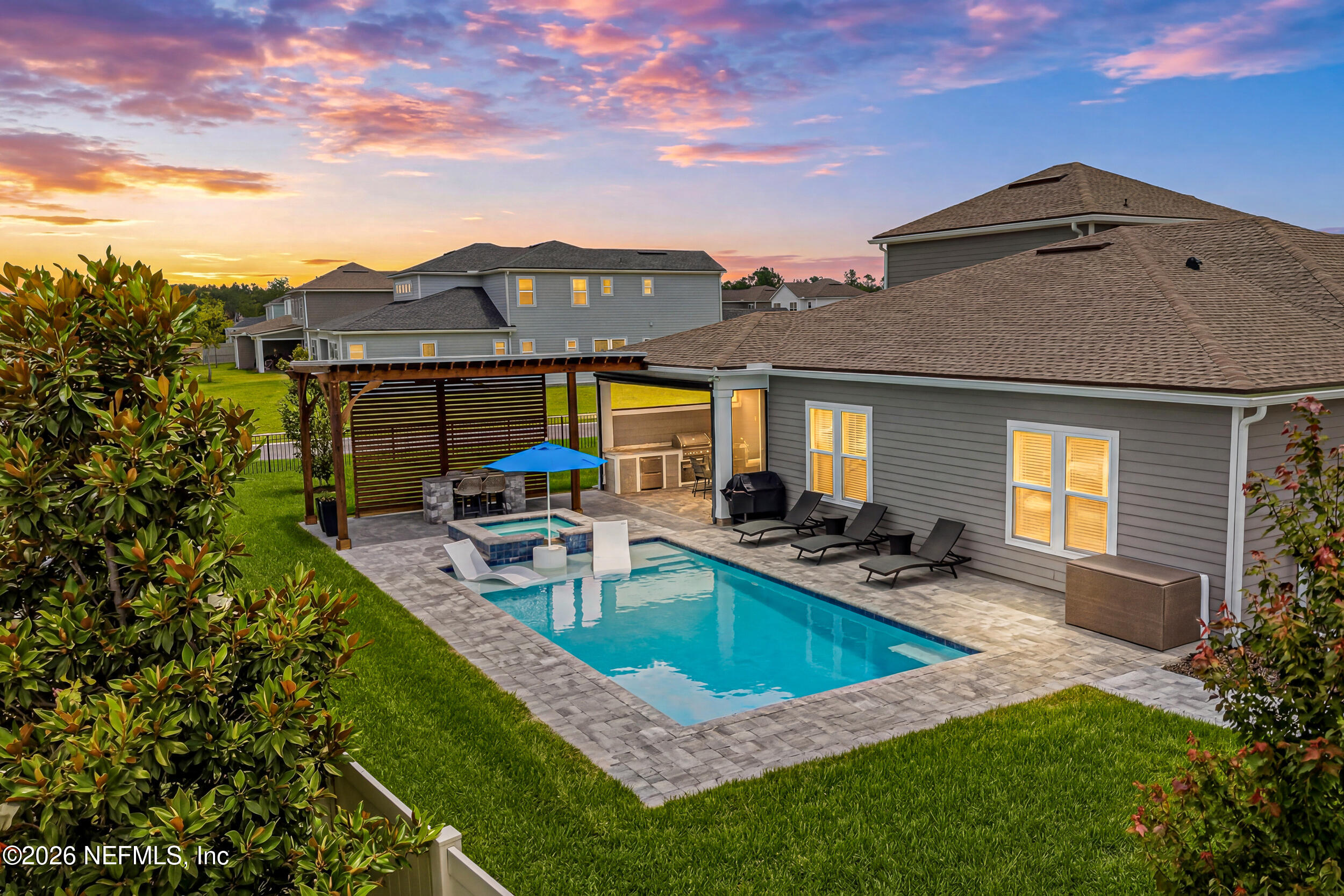 26 Hillendale Circle St. Johns, FL 32259 - Photo 3 of 105 3_virtual twilight backyard