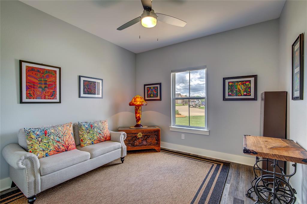 326 Koby Circle Sulphur Springs, TX 75482 - Photo 30 of 38 Bedroom 3 is also 11x11, with ceiling fan and large closet.