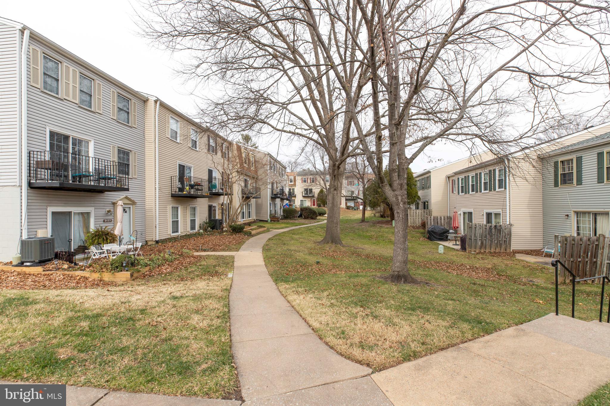 6421 Birch Leaf Court, Unit 36A Burke, VA 22015 - Photo 26 of 26 a view of a yard in front of a building
