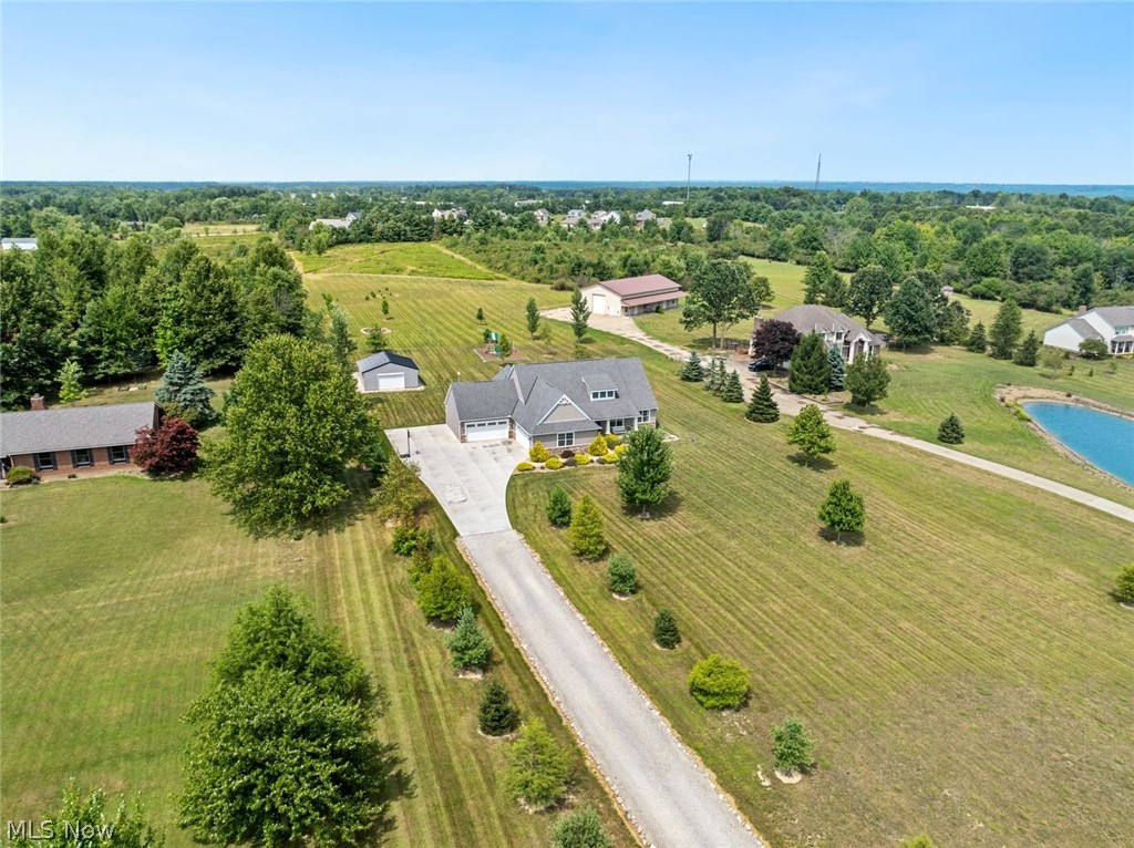 6517 Stone Road Medina, OH 44256 - Photo 4 of 47 Birds eye view of property featuring a water view