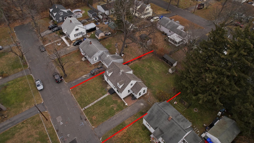 99 Massreco Street Springfield, MA 01109 - Photo 39 of 40 an aerial view of a house with a yard