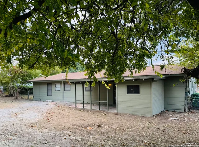 a backyard of a house