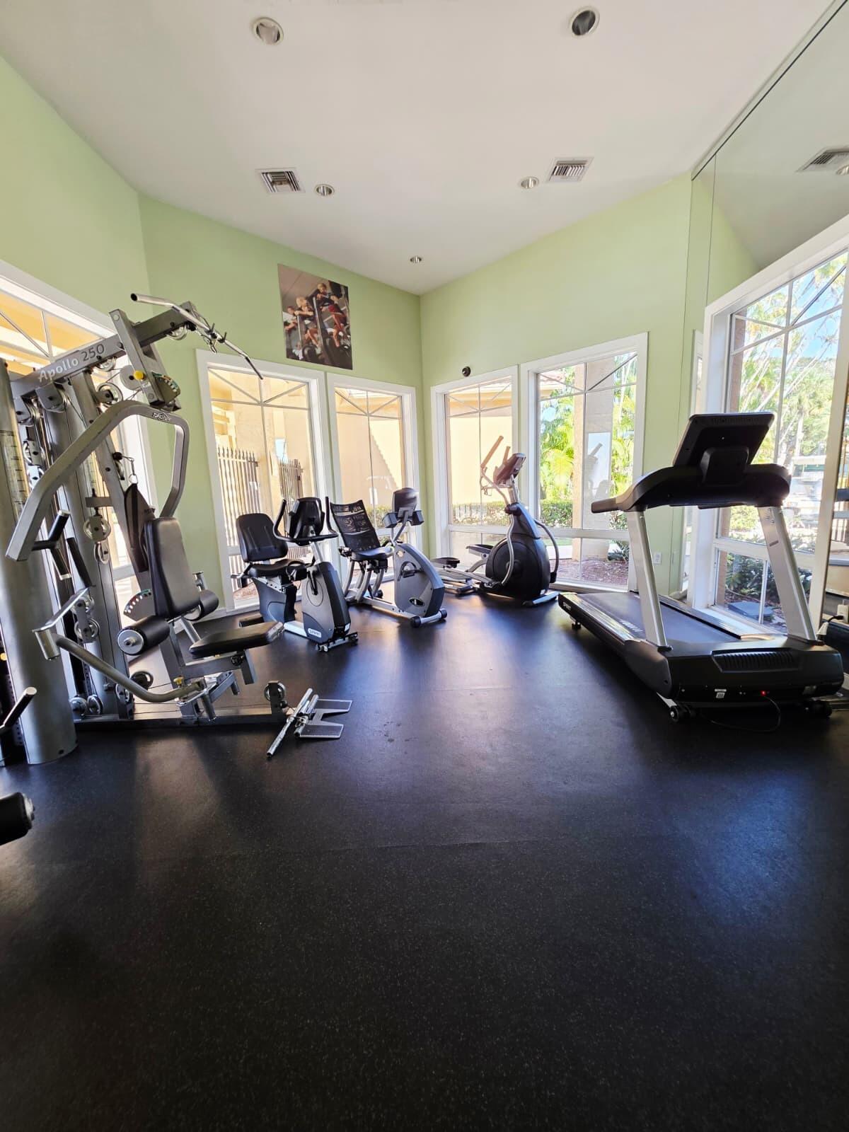 4863 Via Palm Lakes, Unit 812 West Palm Beach, FL 33417 - Photo 20 of 27 a view of a room with gym equipment