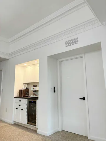 a view of kitchen and window