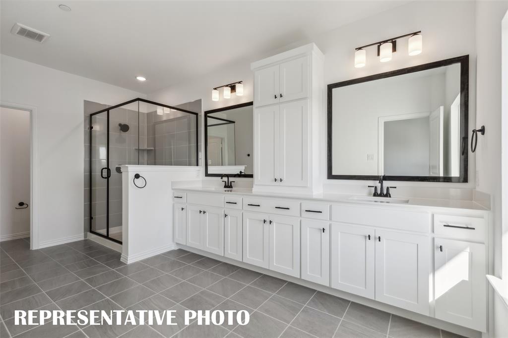 1331 Rooted Road Frisco, TX 75033 - Photo 10 of 14 No shortage of style of space in this owner's bath built for two! REPRESENTATIVE PHOTO