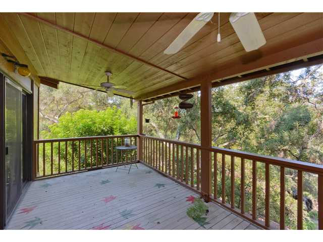 3058 Green Canyon Road Fallbrook, CA 92028 - Photo 10 of 25 Balcony from which to overlook your private park