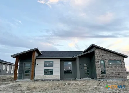 a front view of house