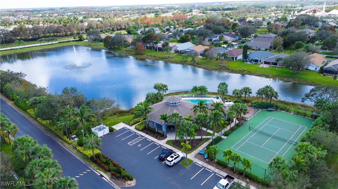 8876 Falcon Pointe Loop Fort Myers, FL 33912 - Photo 30 of 31 an aerial view of a house with a lake view
