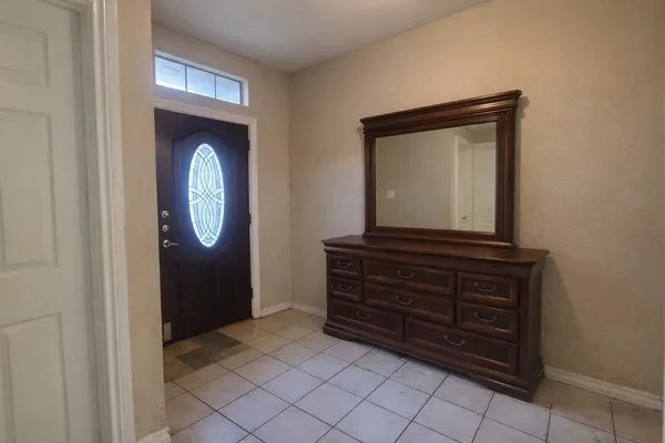 a view of a storage and utility room