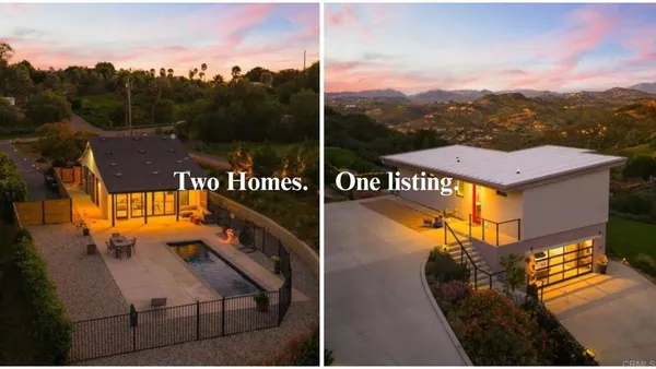 a view of a city from a balcony