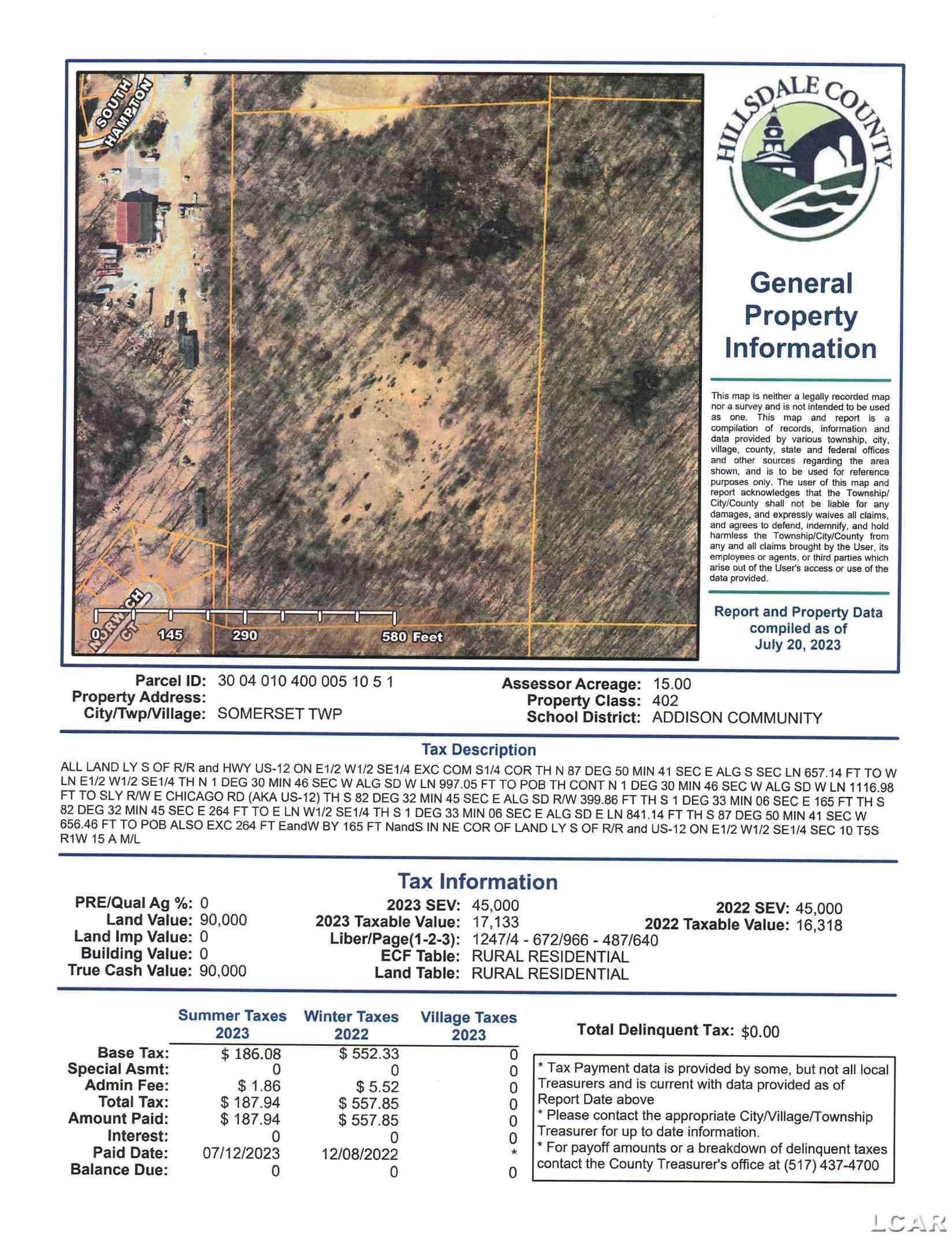 Vl East Chicago Road Somerset Center, MI 49282 - Photo 2 of 2