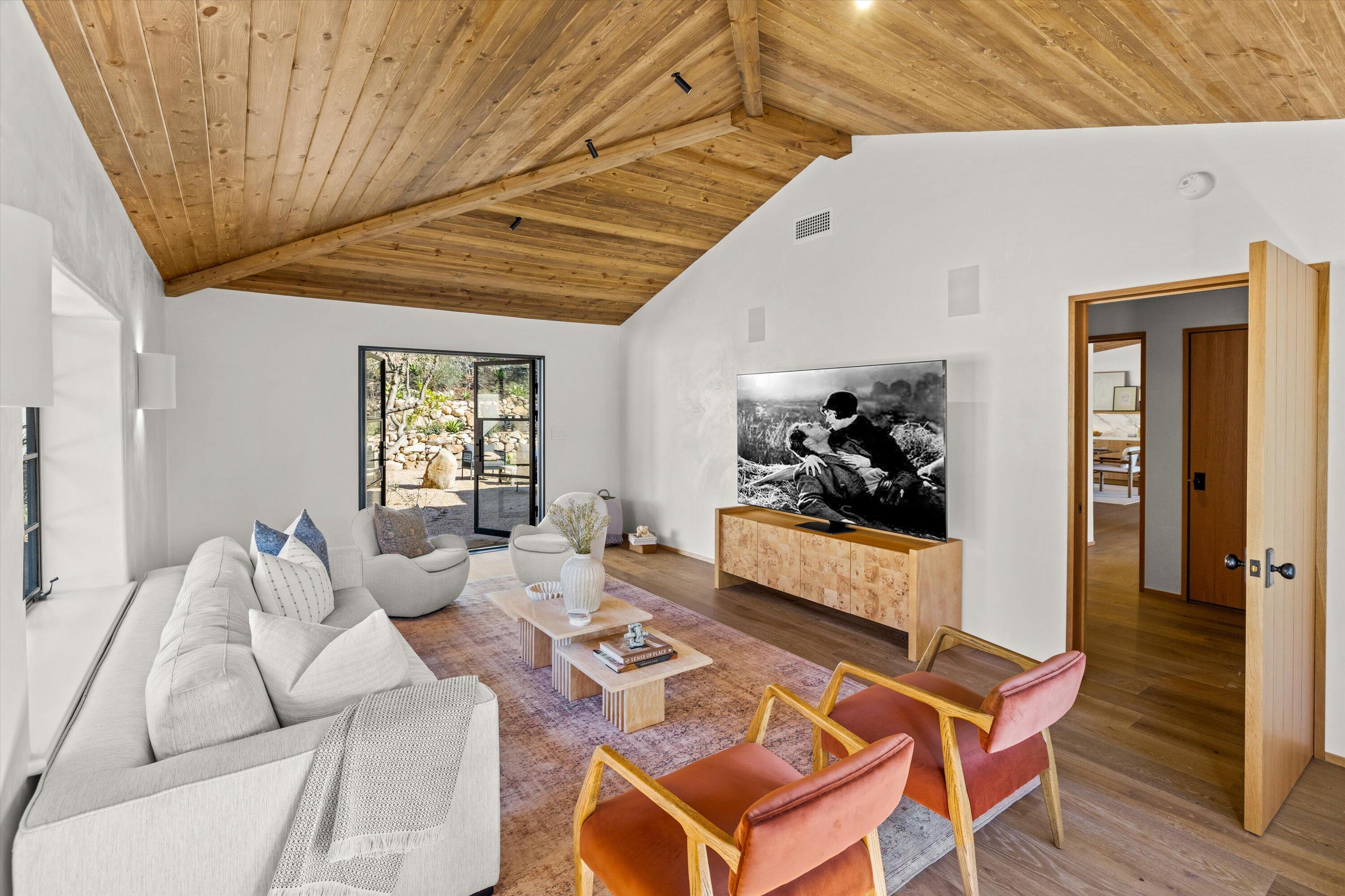 734 El Rancho Road Montecito, CA 93108 - Photo 16 of 24 a living room with furniture and a window