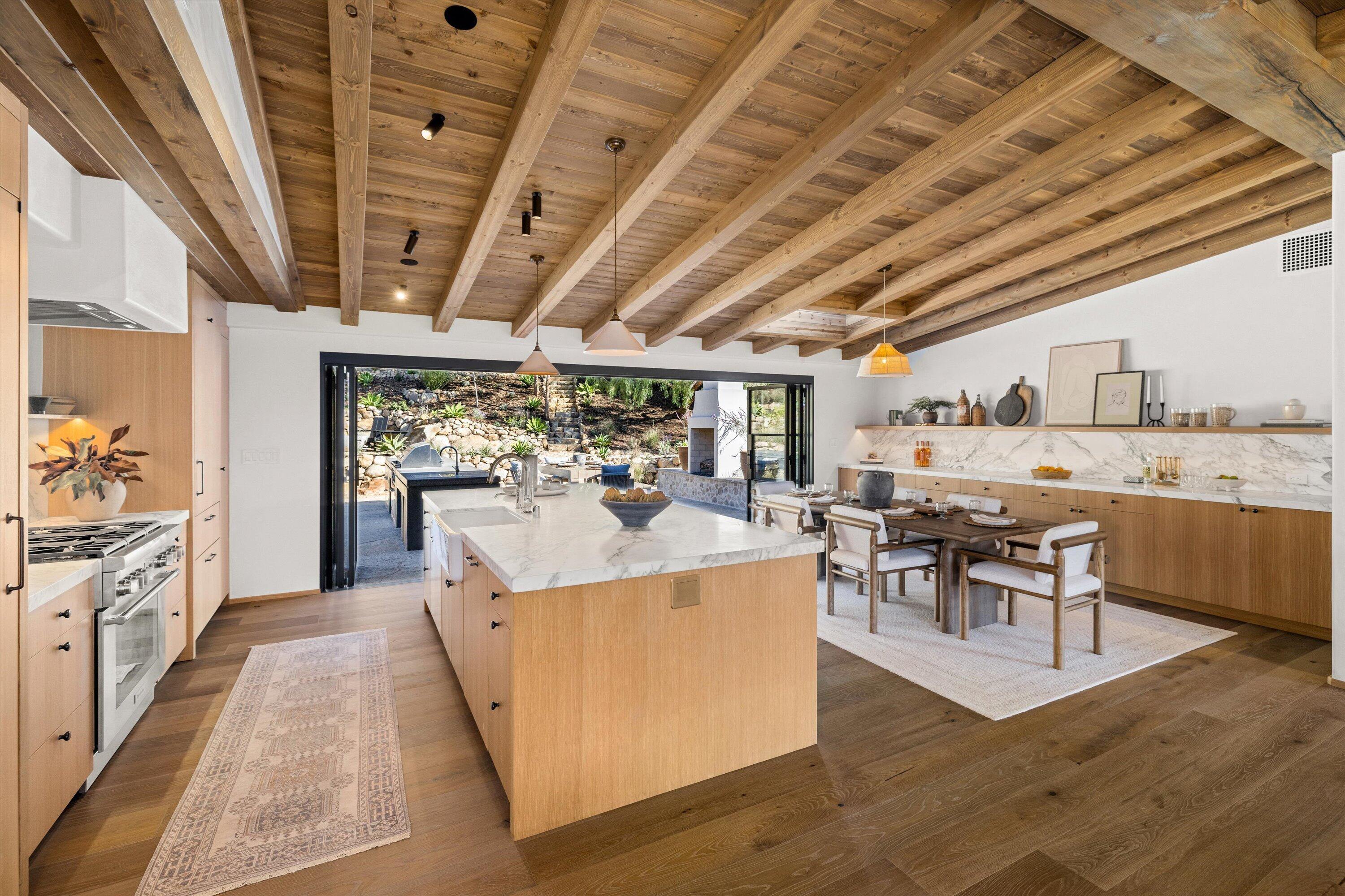734 El Rancho Road Montecito, CA 93108 - Photo 5 of 24 a living room with stainless steel appliances granite countertop lots of counter top space