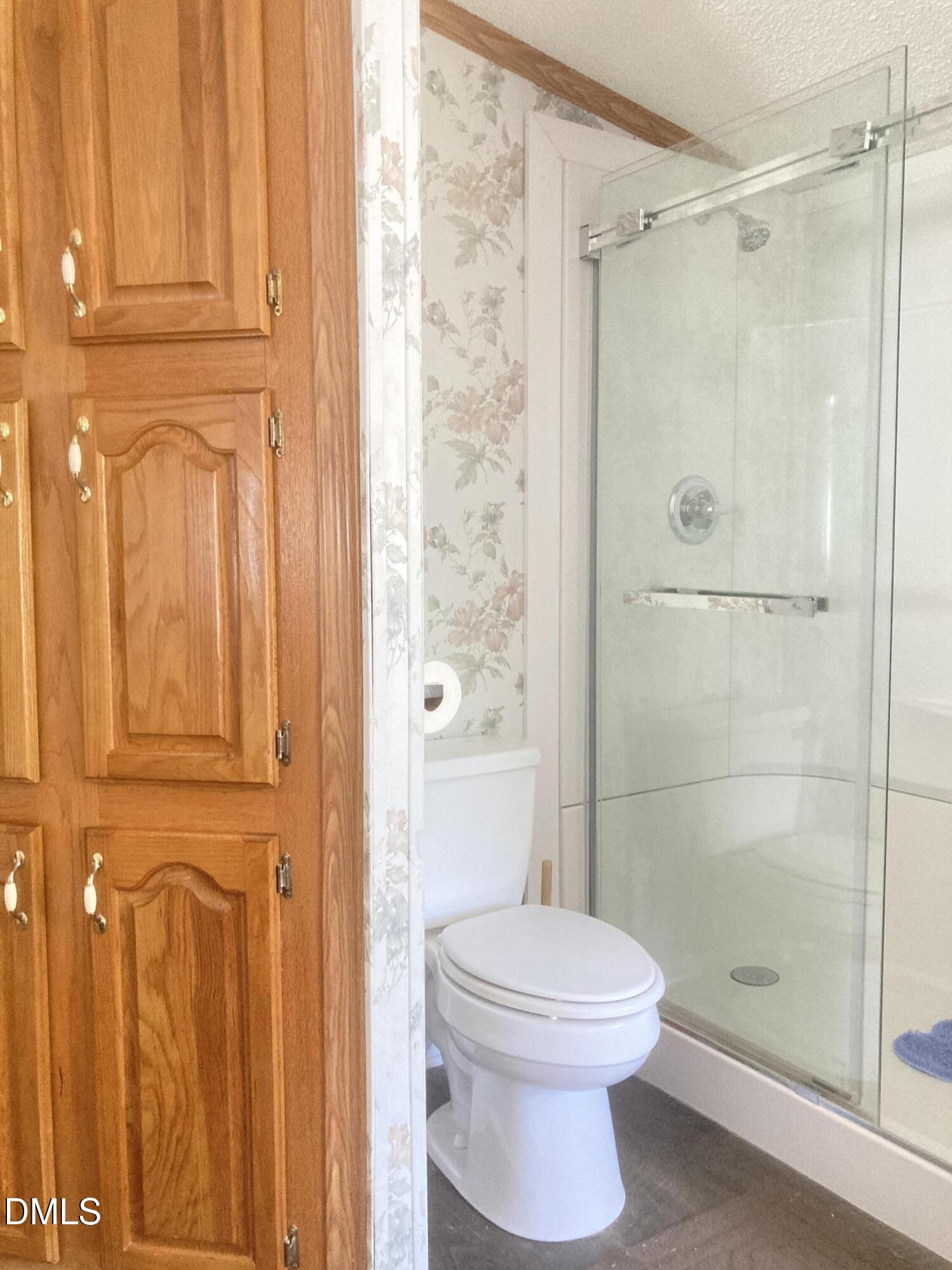 1586 Gum Swamp Church Road Greenville, NC 27834 - Photo 66 of 93 a bathroom with a shower a toilet and a shower