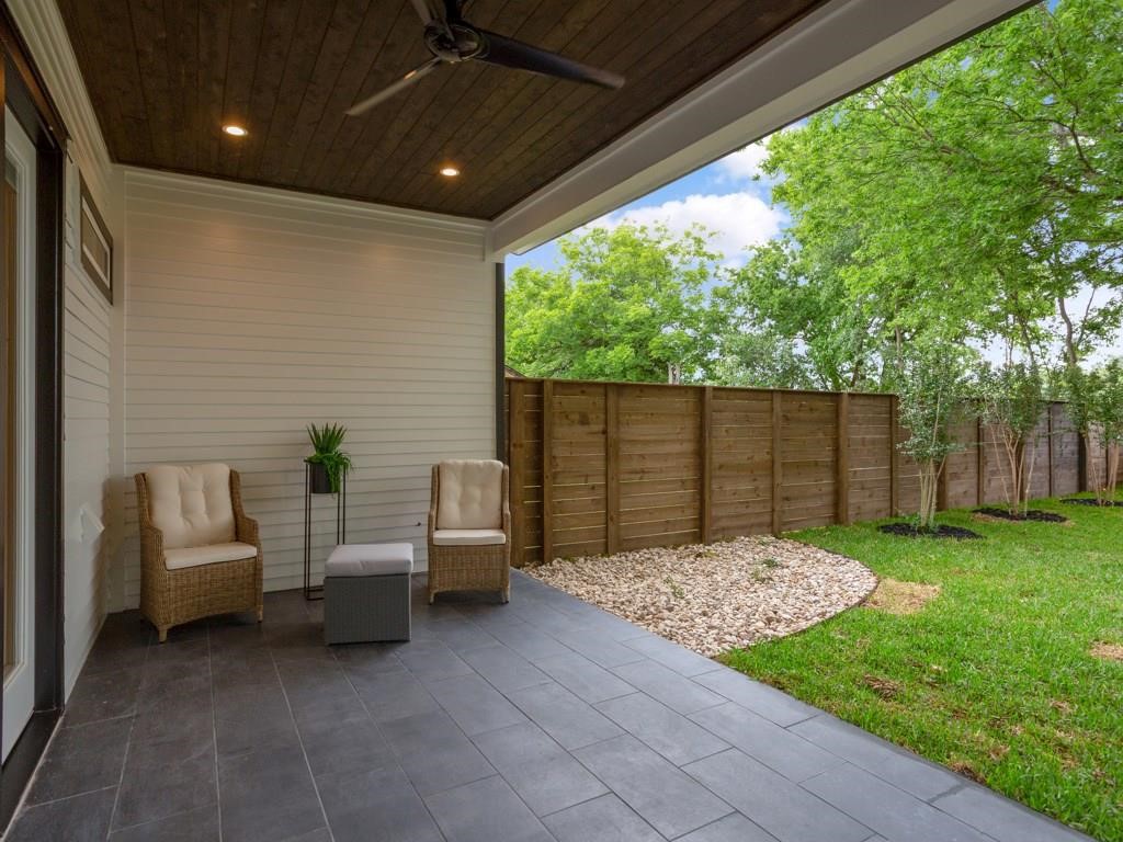 1111 Brookswood Avenue, Unit A Austin, TX 78721 - Photo 20 of 21 Covered back porch, exit off kitchen