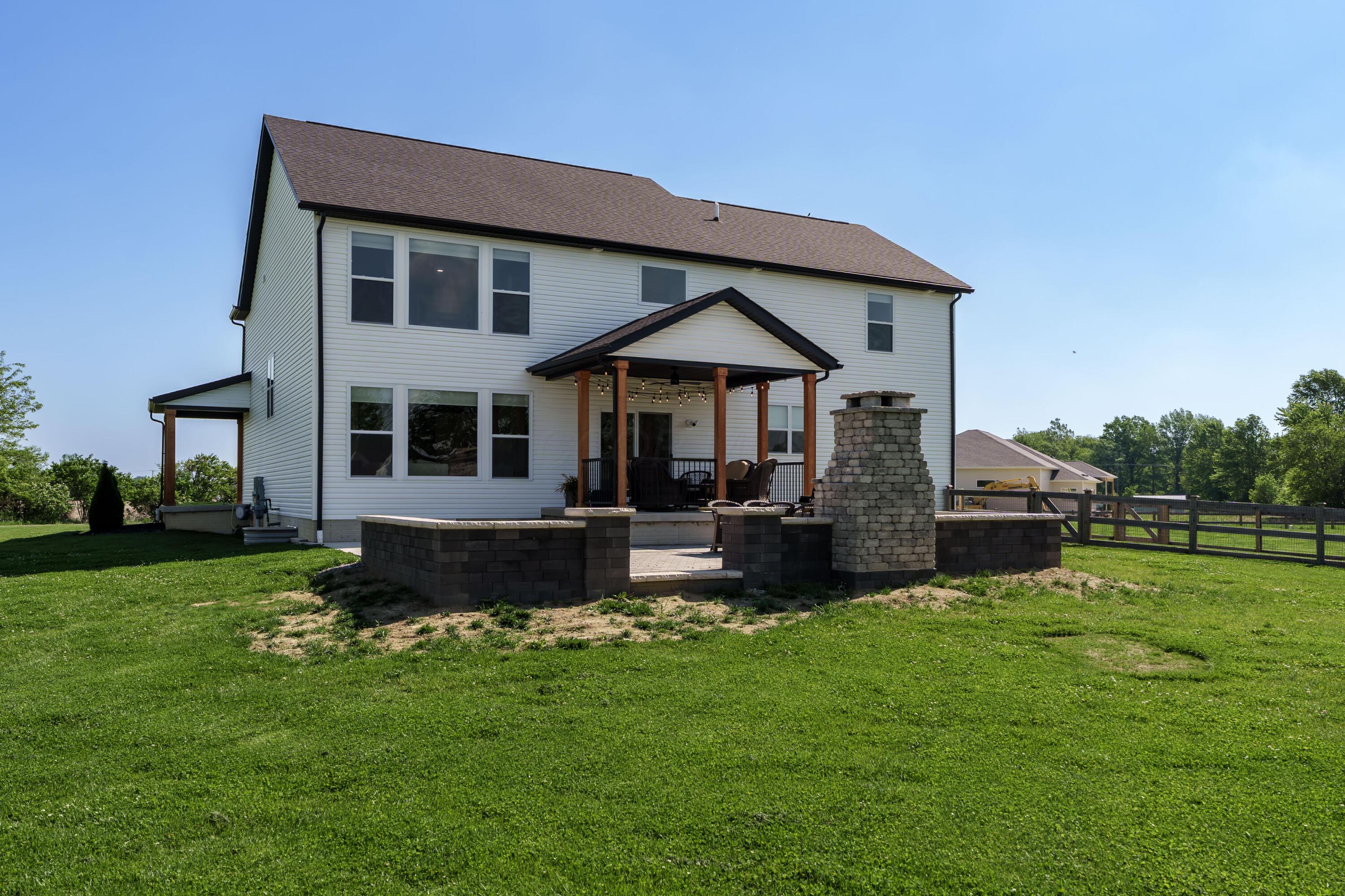 7308 Concord Road Delaware, OH 43015 - Photo 55 of 73 Rear Exterior with Covered Porch