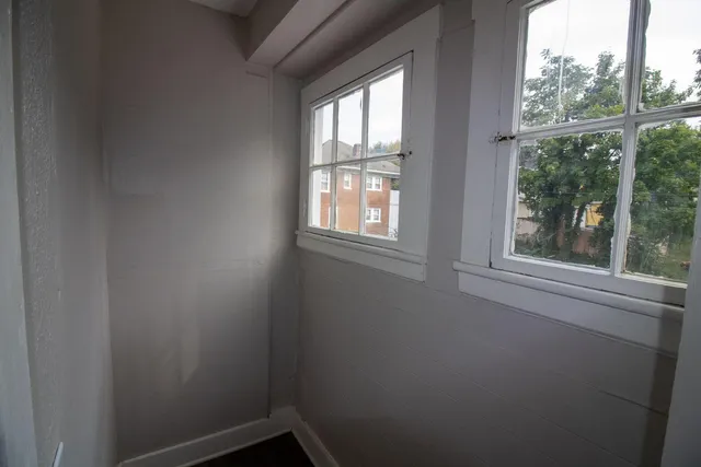 a small space with a window