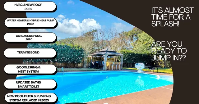 a view of a house with a yard sitting space