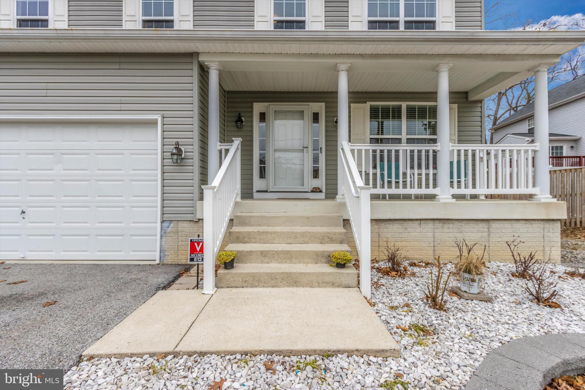 812 Crest Hill Road Severn, MD 21144 - Photo 3 of 55 Front porch welcomes guests